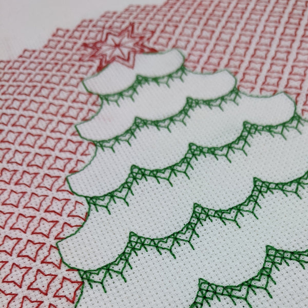 Advent calendar - lacy tree - the surprise version