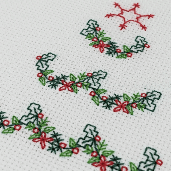 Advent Calendar - Garland tree - the completed version