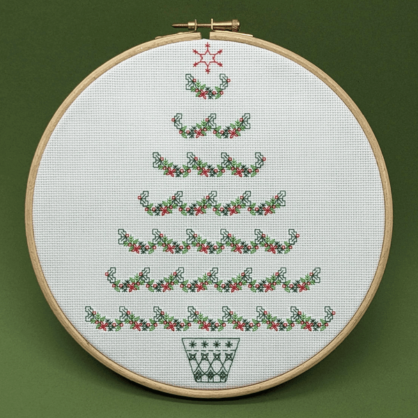 Advent Calendar - Garland tree - the completed version