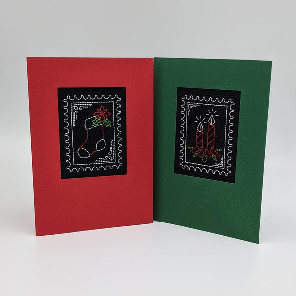 Christmas card designs - stamps