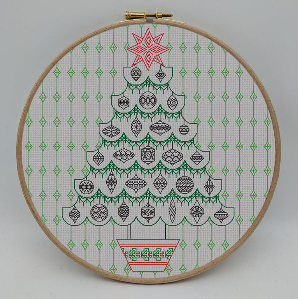 Advent Calendar - Lacy tree - the completed version