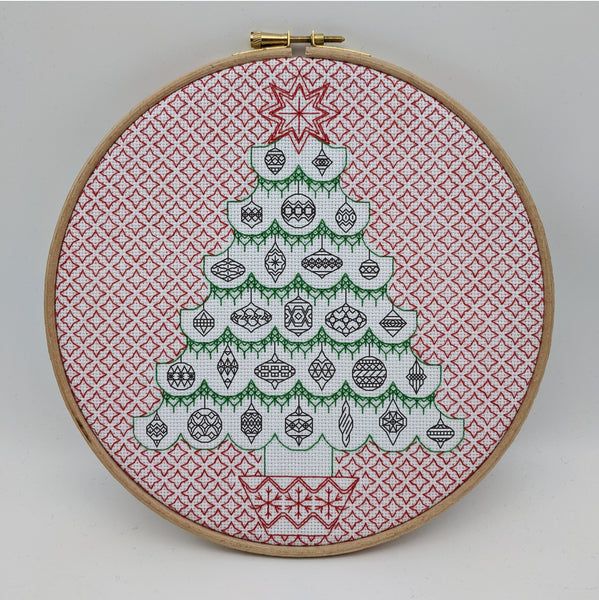 Advent Calendar - Lacy tree - the completed version