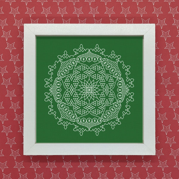Festive doilies - Baubles and Snowflakes
