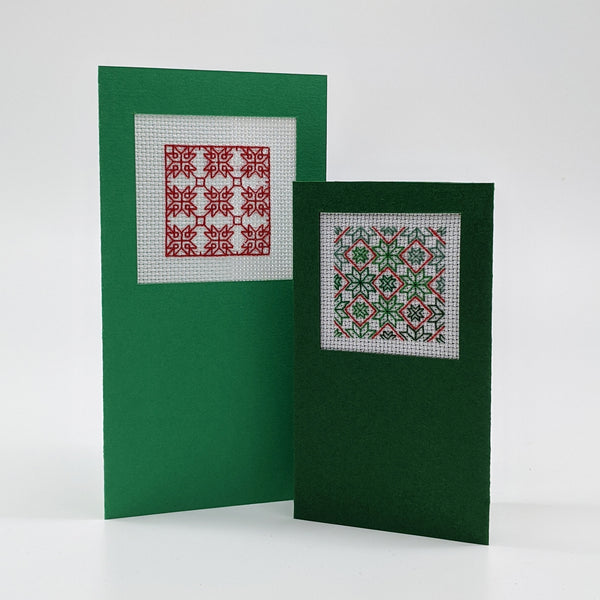 Christmas blackwork mini sampler - Nordic