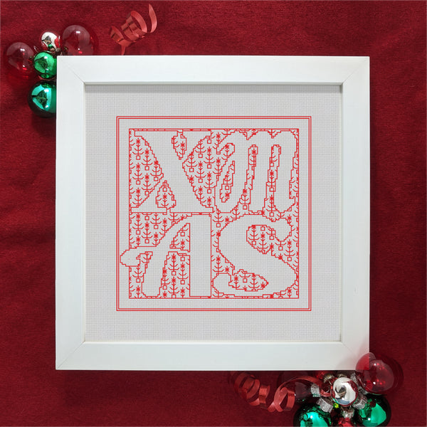 Christmas blackwork