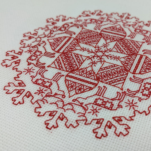 Festive doilies - Reindeer