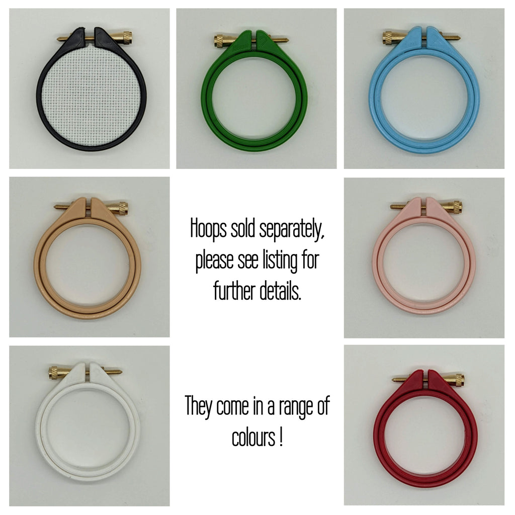 Text Hoops Mini hoops designs - hoops also available! – The Steady Thread