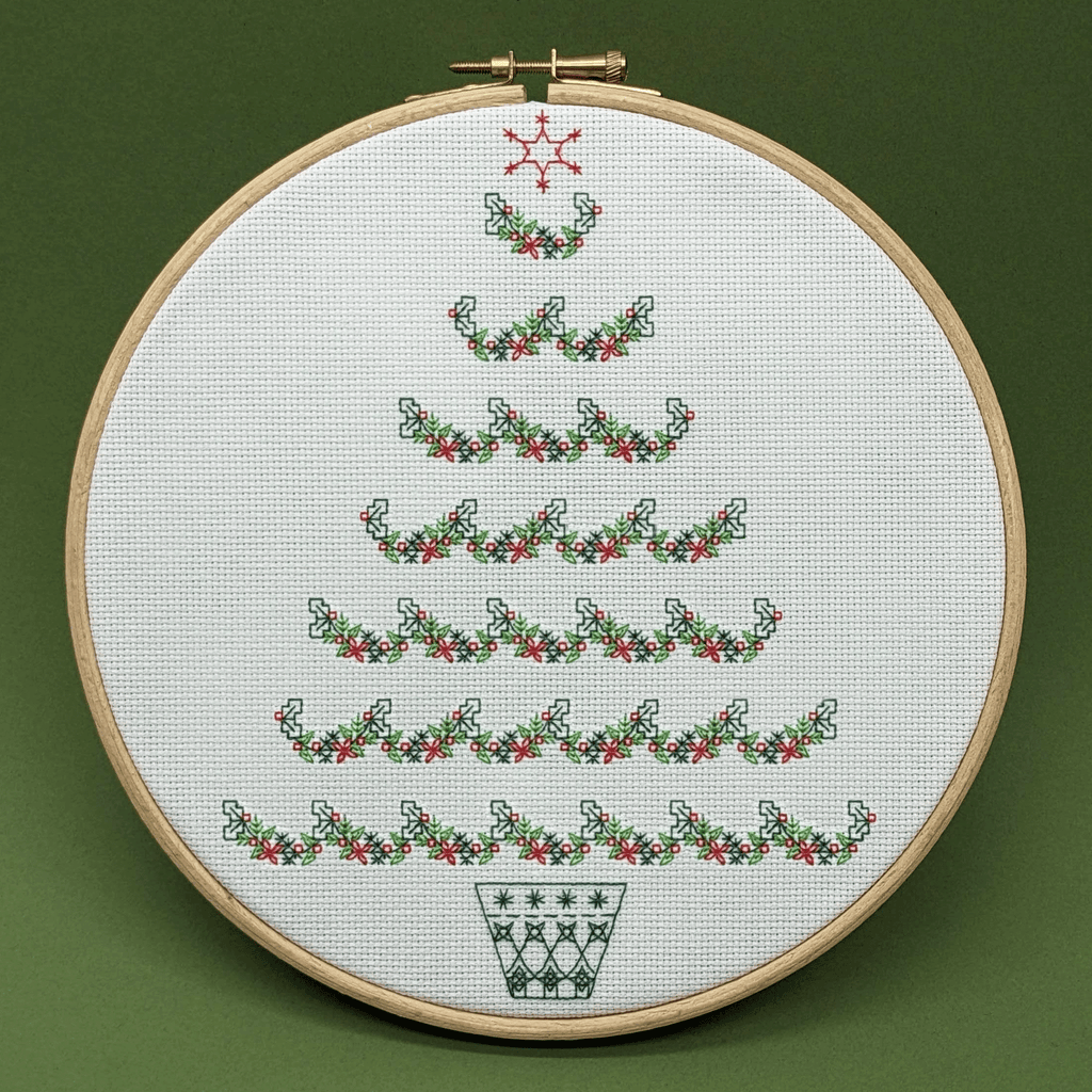 Advent calendar garland tree the surprise version The Steady Thread Advent calendar garland tree the surprise version The Steady Thread