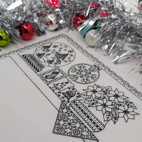 Festive Shelves Stitch-a-ling-a-ding-dong-a-long
