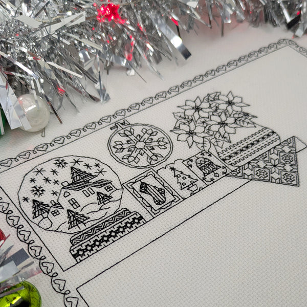 Festive Shelves Stitch-a-ling-a-ding-dong-a-long