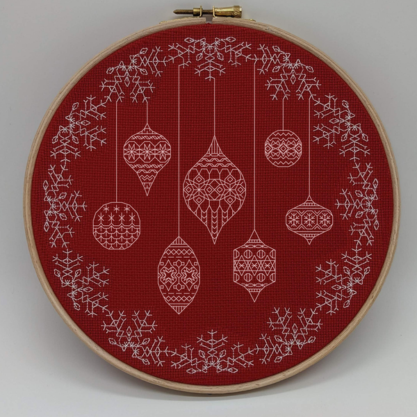 2024 Charity Christmas Stitch-a-long Snowflake border