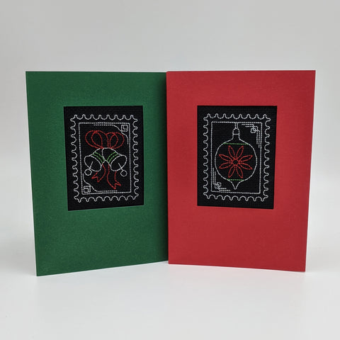 Christmas card designs - stamps