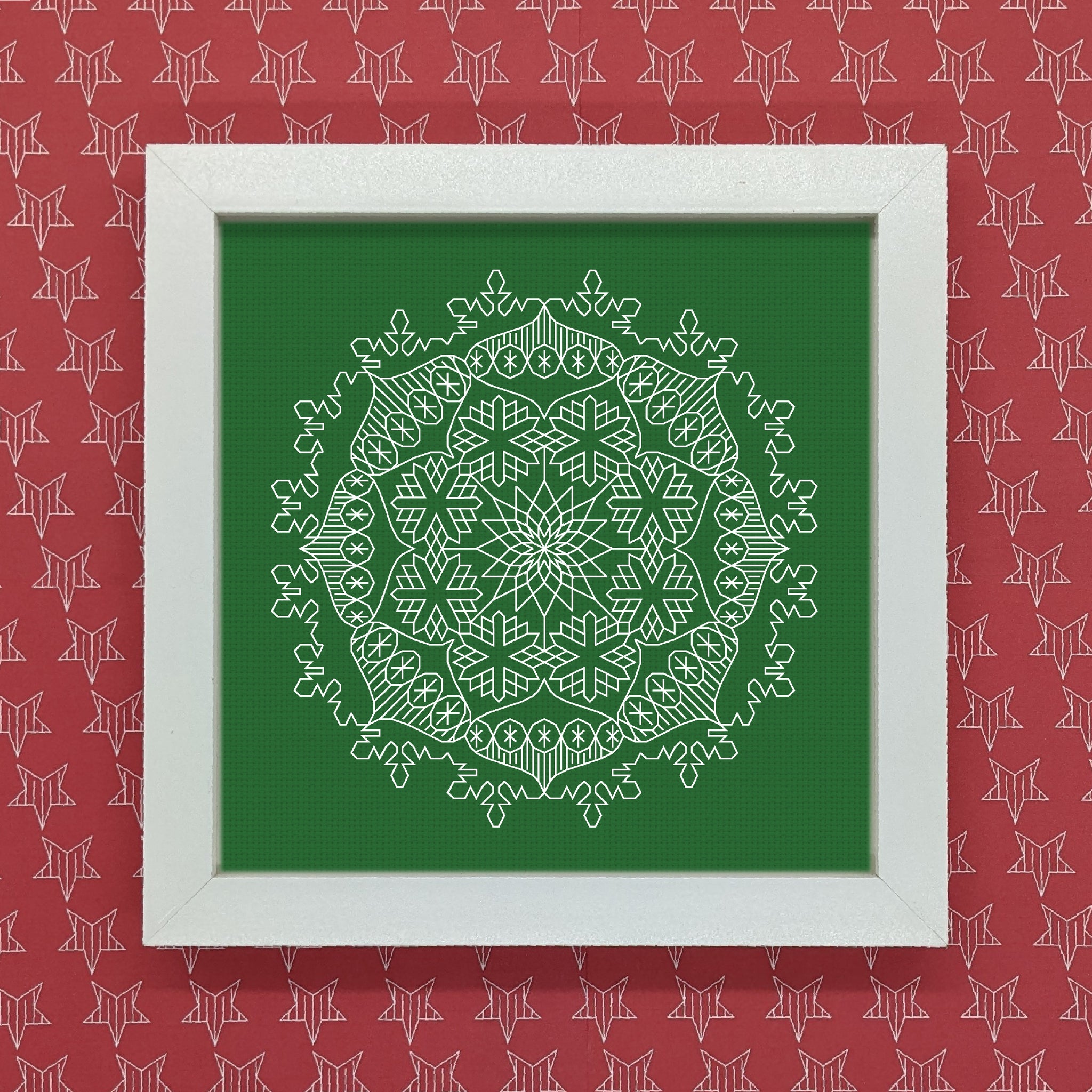 Festive doilies - Baubles and Snowflakes