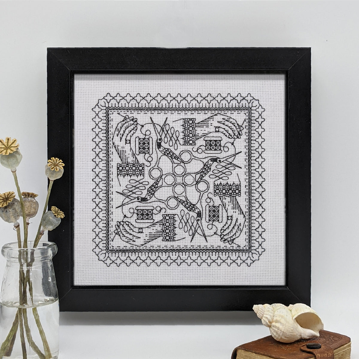 For the love of blackwork embroidery – The Steady Thread